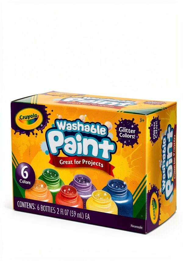 Crayola Washable Kids Paint Neon Set 10 Colors-7