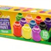 Crayola Washable Kids Paint Neon Set 10 Colors-3