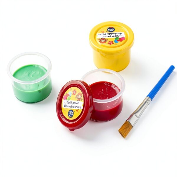 Abby Paint Washable Tempera Paint Set 12 Colors Kids Art-7