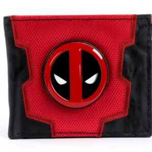 Deadpool Wallet Bioworld 3D Metal Badge Kids Costume-0