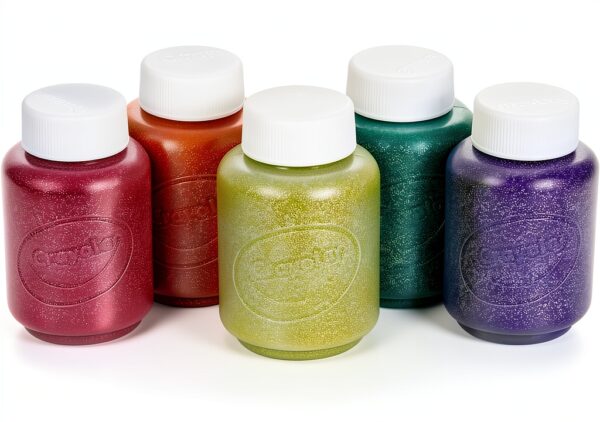 Crayola Washable Glitter Paint Kids Art Tools Metallic-4