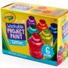 Crayola Washable Glitter Paint Kids Art Tools Metallic-1