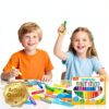 Toidgy Tempera Paint Sticks Washable 24 Color Kids Art-4