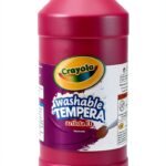 Crayola Washable Tempera Paint Red Kids Art Supplies-0
