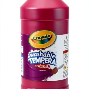 Crayola Washable Tempera Paint Red Kids Art Supplies-0