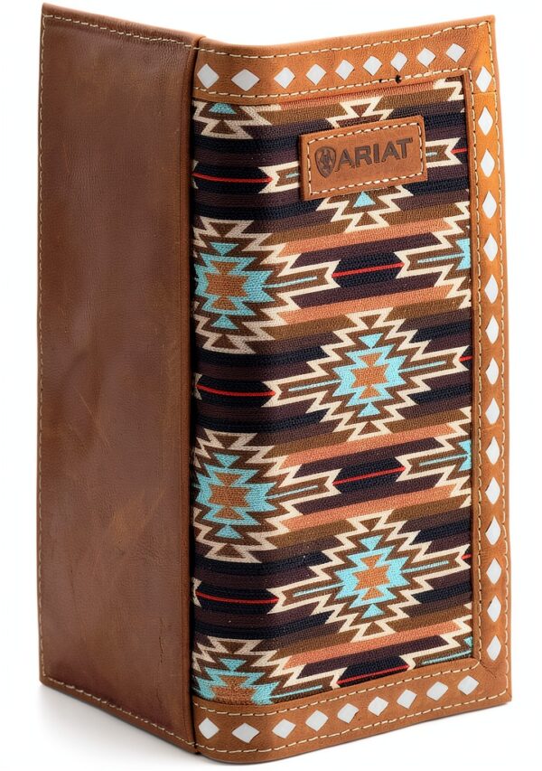 Ariat Boys Wallets Durable Leather Compact Design-2