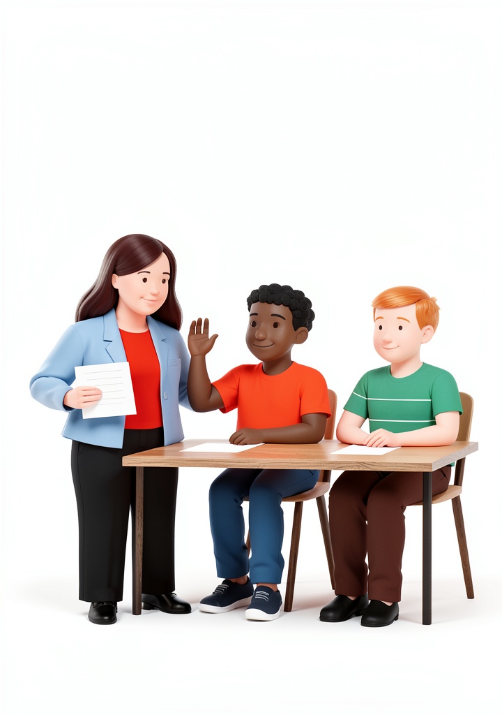 Special education eBook displayed on a tablet with accessibility features enabled