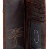 Ariat Boys Wallets Durable Leather Compact Design-3