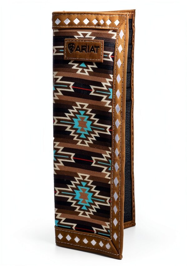 Ariat Boys Wallets Durable Leather Compact Design-1