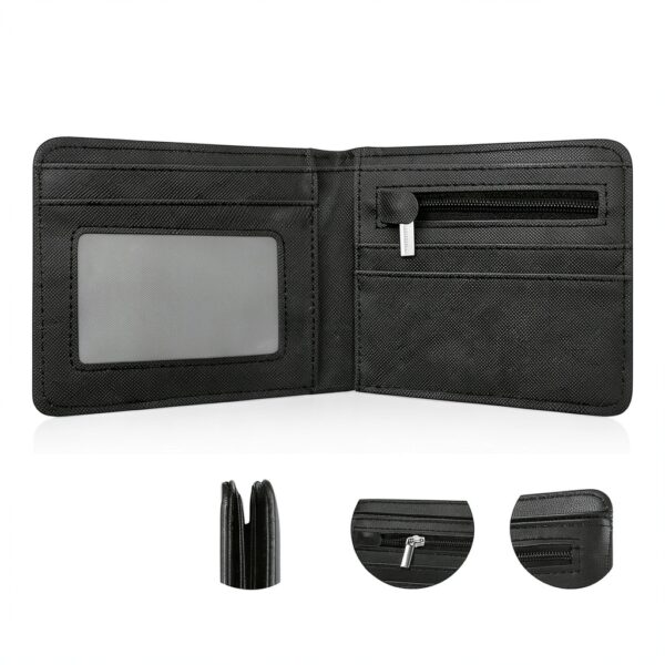 PU Leather Boys Wallet Slim Design Card Slots Durable-1