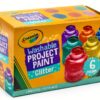 Crayola Washable Glitter Paint Kids Art Tools Metallic-2