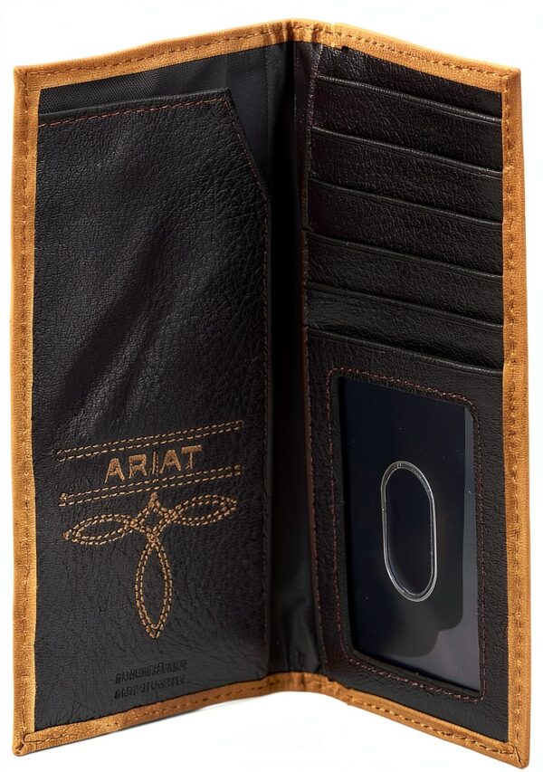Ariat Boys Wallets Durable Leather Compact Design-4