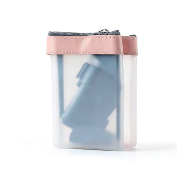 Bewudy Clear Coin Purse Waterproof TPU Zipper Wallet-3