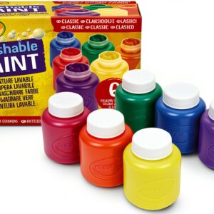 Crayola Washable Kids Paint Non Toxic Assorted Colors-0