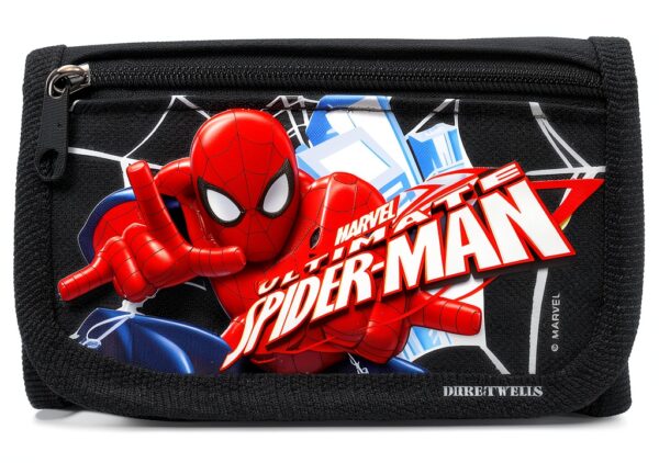 Spiderman Trifold Wallet Boys Licensed Marvel Accessory-0