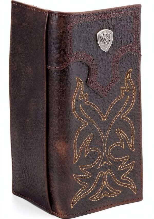 Ariat Boys Wallets Durable Leather Compact Design-1