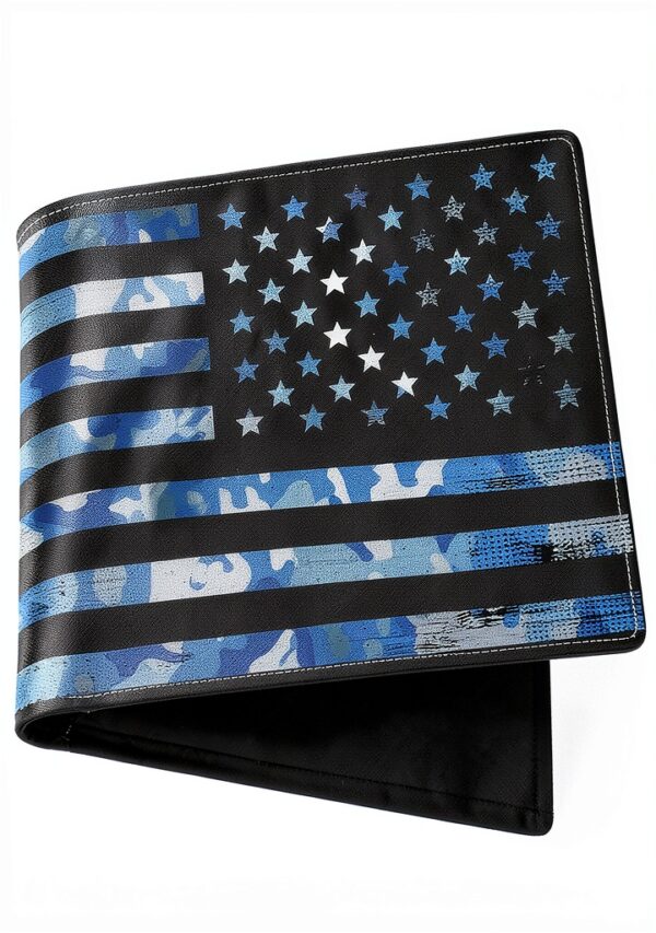 PU Leather Boys Wallet Slim Design Card Slots Durable-7