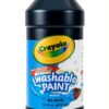 Crayola Washable Black Paint 16oz Kids Art Supplies-0