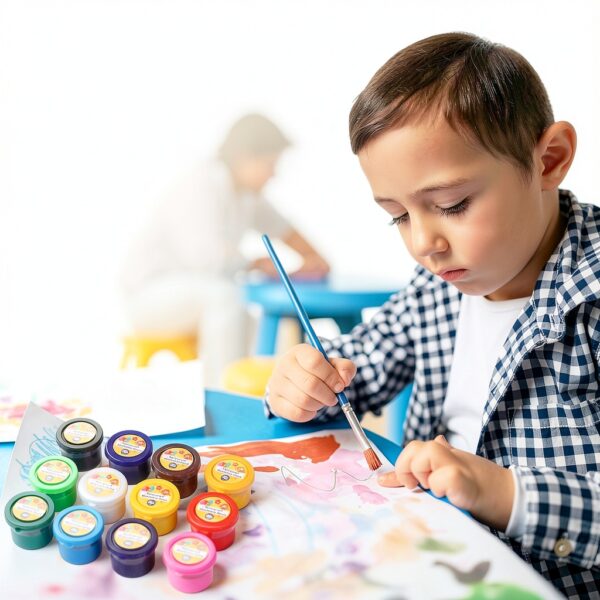 Abby Paint Washable Tempera Paint Set 12 Colors Kids Art-4