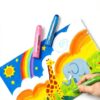 Toidgy Tempera Paint Sticks Washable 24 Color Kids Art-1