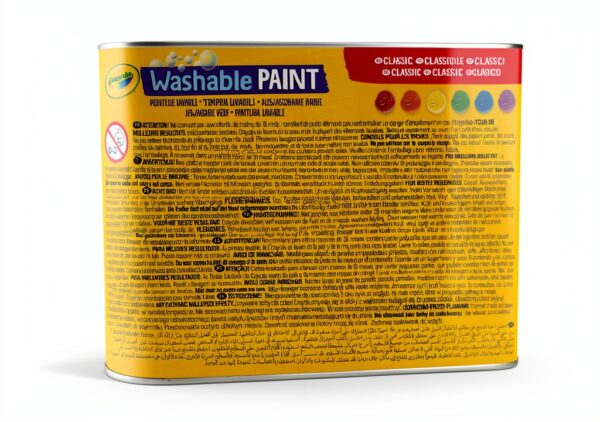 Crayola Washable Kids Paint Non Toxic Assorted Colors-2