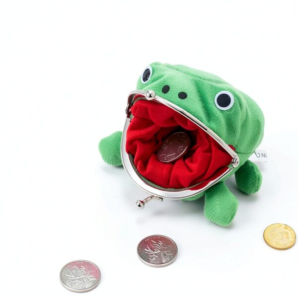 Plush Coin Purse Kids Safe Fabric Small Item Organizer-3