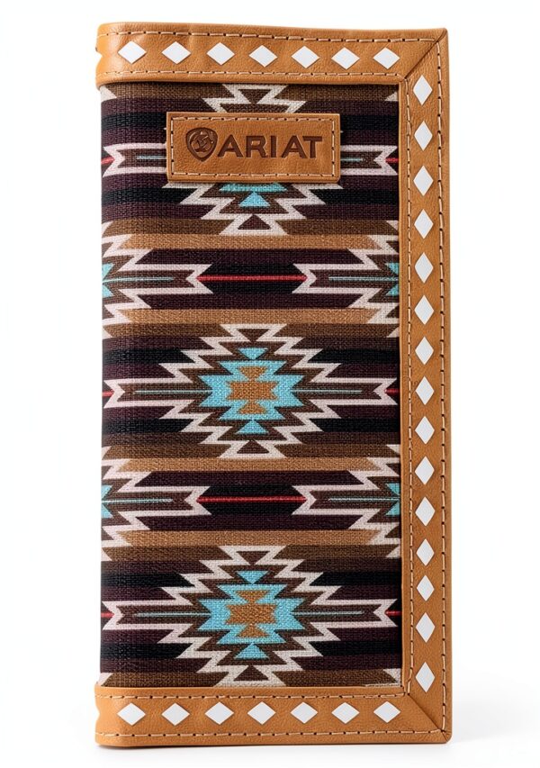 Ariat Boys Wallets Durable Leather Compact Design-0