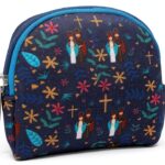 EHRGK Rosary Pouch Neoprene Zipper Christian Gifts Women-0