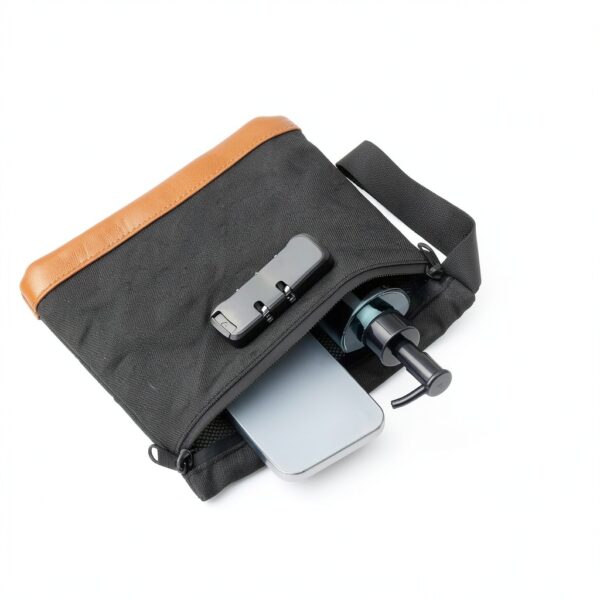 YLMFTNU Smell Proof Bag Lock Security Black Organizer-3