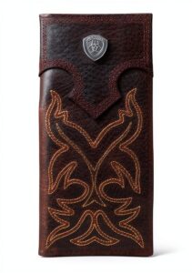 Ariat Boys Wallets Durable Leather Compact Design-0