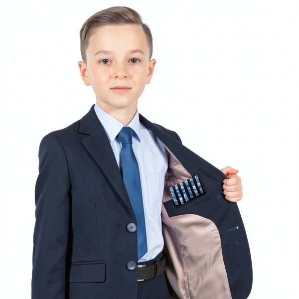 PU Leather Boys Wallet Slim Design Card Slots Durable-4