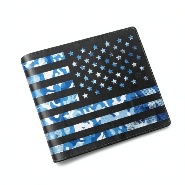 PU Leather Boys Wallet Slim Design Card Slots Durable-6