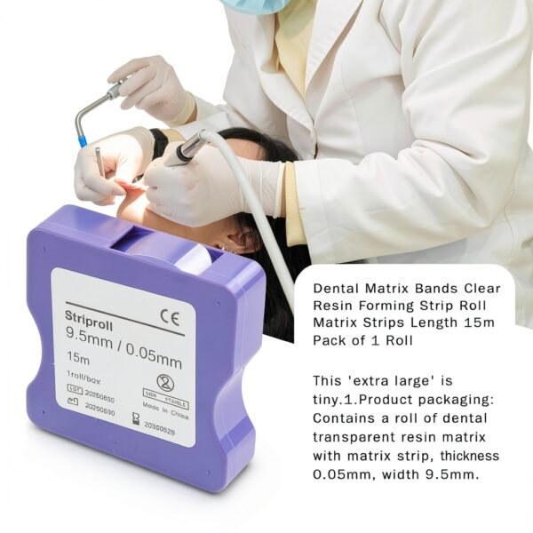 Kouyot Dental Transparent Resin Matrix Tape Orthodontic Band-4