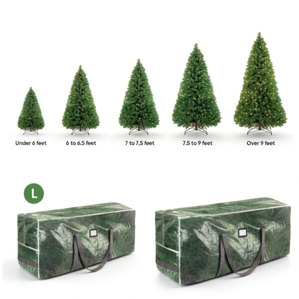 Transparent Christmas Tree Storage Bag BALEINE-1