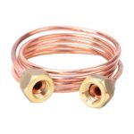 Soft Flexible Copper Capillary Tubing 1/4in Fafeicy - Brass 900mm-0