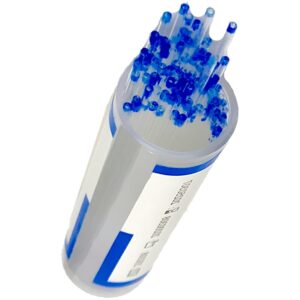 Glass Capillary Tube Blue Karter Scientific 75mm Lab Pack of 100-0