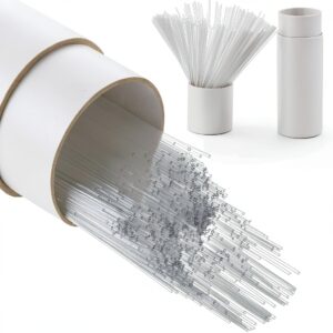 1000 Pcs Glass Capillary Tube 100mm Melting Point Tube Both Ends Open Glass Pipettes for TLC Spotting Lab Supplies (0.3 ID mm and 0.5 mm OD)-0